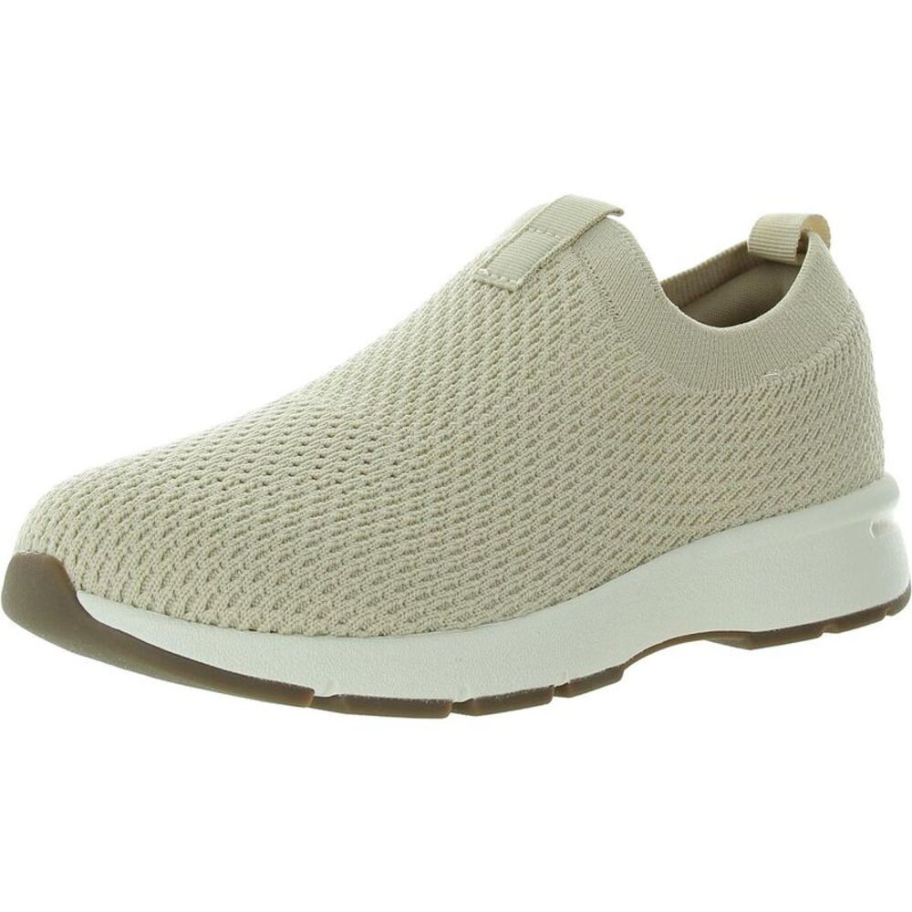 Easy Spirit Womens Hoda 2 Ivory Laceless Knit Slip-On Sneakers New